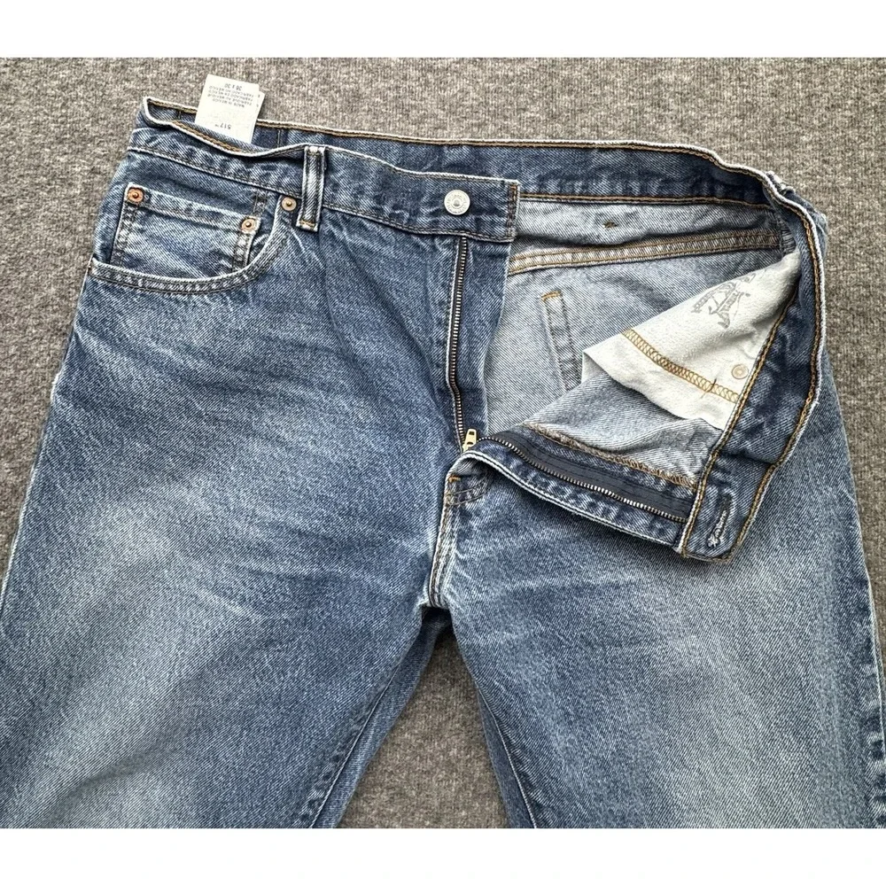 Levi's 517 Boot Cut Jeans‎ Medium Wash Men's Sz 36x30 Cowboy Workwear Whiskered